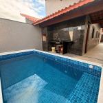 CAS261363 Casa Nova no Balneário Verde Mar Itanhaém – 02 Dormitórios com Piscina